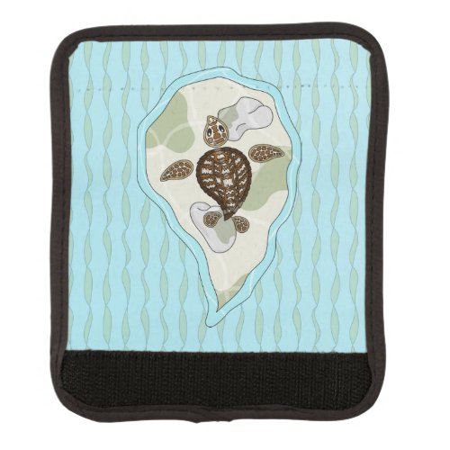 Callie the Sea Turtle Luggage Handle Wrap