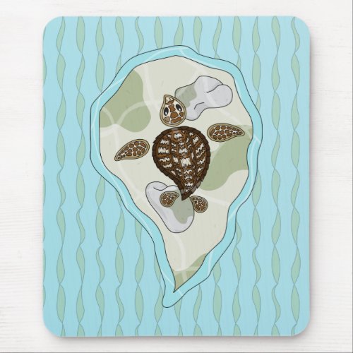 Callie the Sea Turtle Mousepad