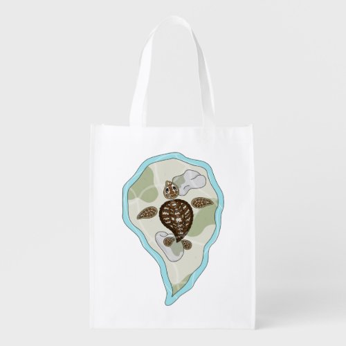 Callie the Sea Turtle Reusable Grocery Bag