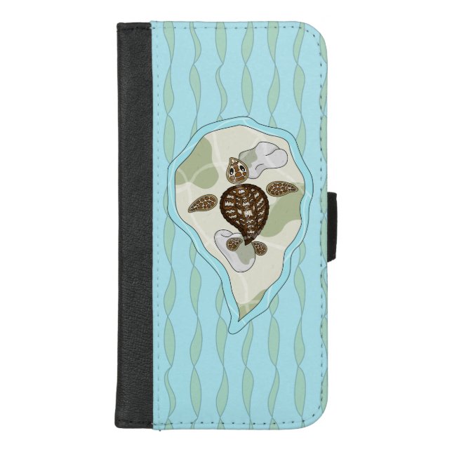 Callie the Sea Turtle Smartphone Wallet Case (Front)