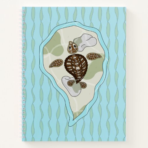 Callie the Sea Turtle Spiral Notebook