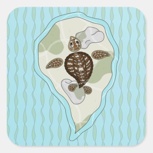 Callie the Sea Turtle Sticker