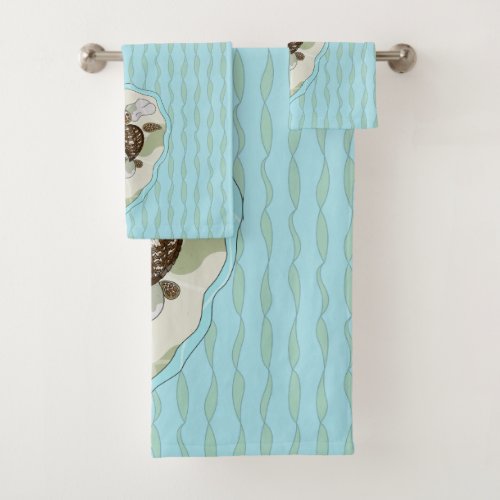 Callie the Sea Turtle Towel Set