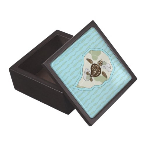 Callie the Sea Turtle Trinket Box