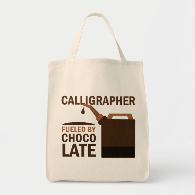Calligrapher Gift (Funny) Tote Bag (Front)
