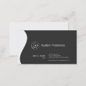 Calligraphic Fountain Pen Business Card (Front/Back)