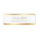 Calligraphic Script Text Elegant Modern Template Label | Zazzle