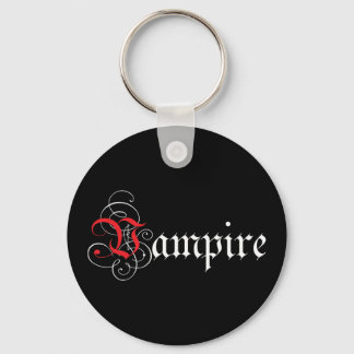 Calligraphic Vampire Keychain