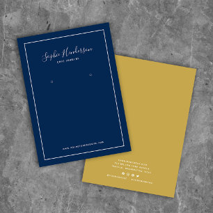 Calligraphy and Custom Color Earring Display Card