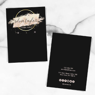 Calligraphy art Earring display card