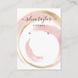 Calligraphy art Earring display card