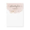 Calligraphy blush pink earth Earring display card
