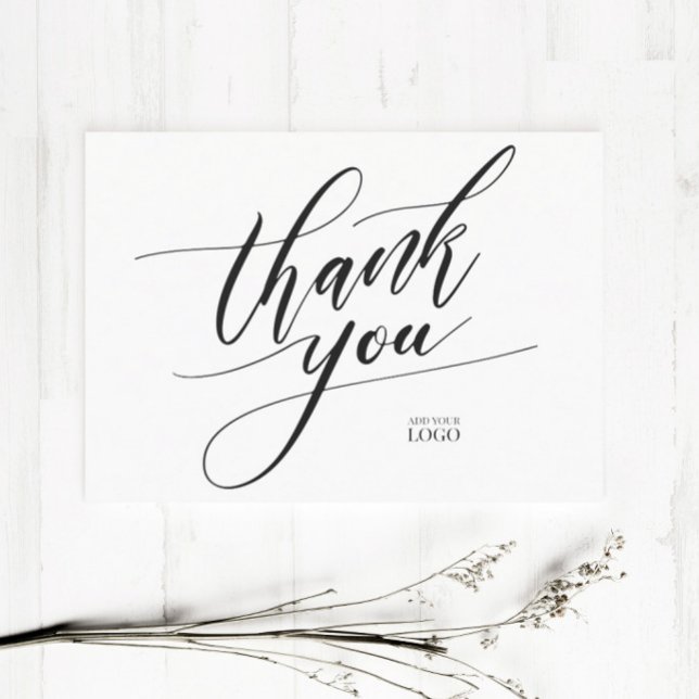 Calligraphy Branded Thank You Card (Creator Uploaded)