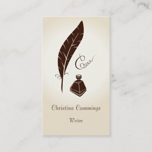 Calligraphy Business Card