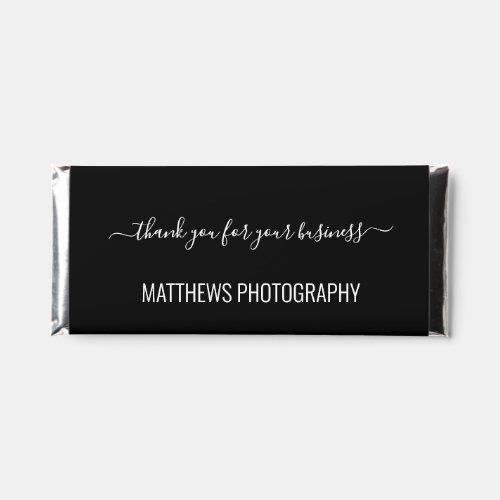 Calligraphy Business Company Thank you Gift  Hershey Bar Favors