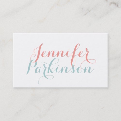 Calligraphy Calling Card Business Card Templates