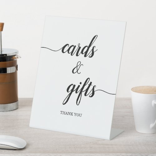 Calligraphy Cards  Gifts Wedding Pedestal Sign