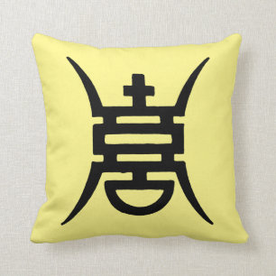 Calligraphy: Chinese Throw Pillow