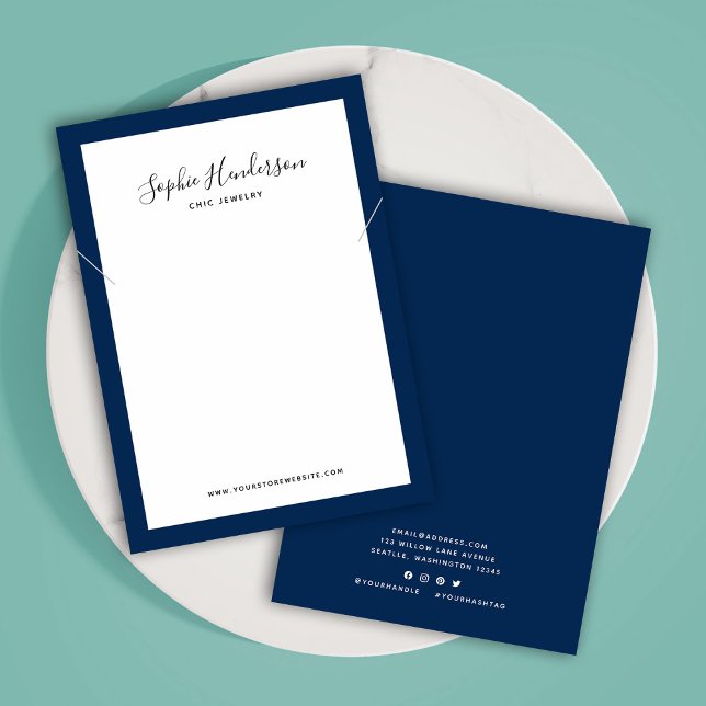 Calligraphy Custom Border Color Necklace Display (Creator Uploaded)