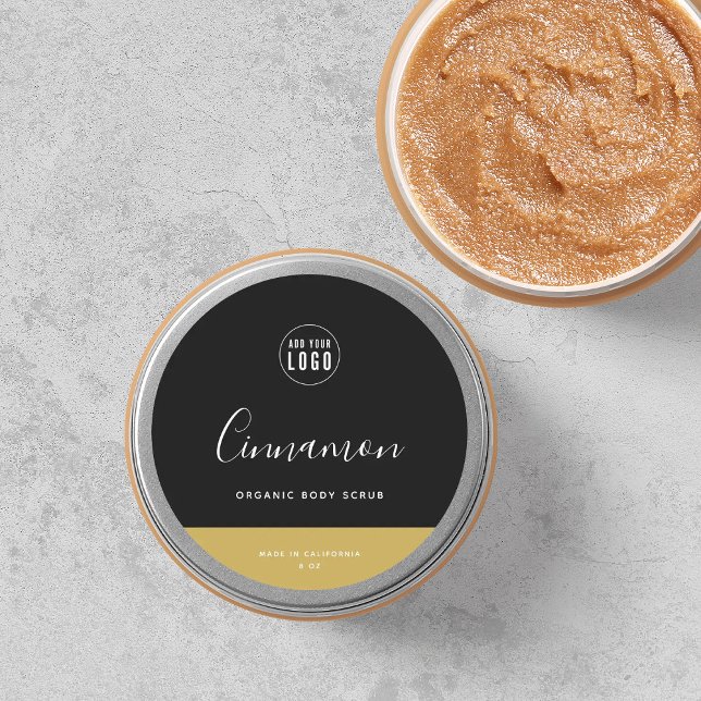 Calligraphy Editable Colors Contrast Product Label (Creator Uploaded)