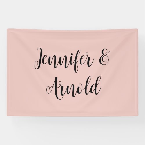 Calligraphy Elegant Cute Plain Banner