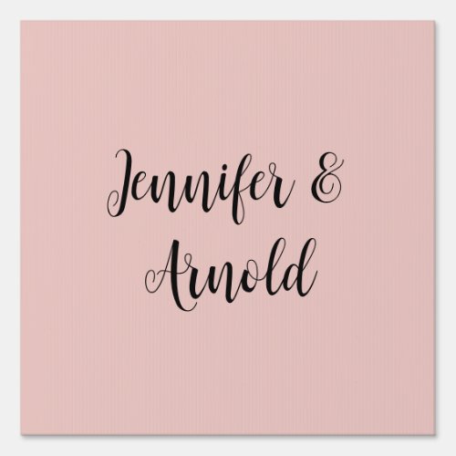 Calligraphy Elegant Cute Plain Sign