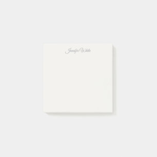 Calligraphy Elegant Pastel Color Bold Retro Post-it Notes
