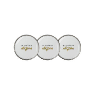 Calligraphy Elegant Plain Add Own Name Golf Ball Marker