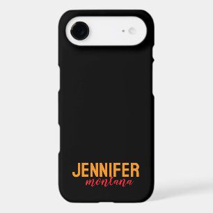 Calligraphy Elegant Plain Add Own Name iPhone 17 Air Case