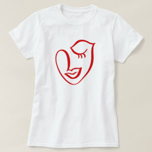 Calligraphy Face T-Shirt