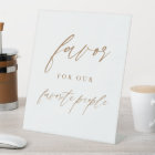 Calligraphy Gold Favors for the Favorite People