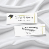 grad name cards Graduation Name Card Template  Digital Doc Inc