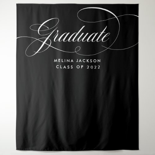 Calligraphy Graduation Photo Backdrop Prop