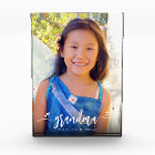 Calligraphy Grandma Heart Custom Name Keepsake