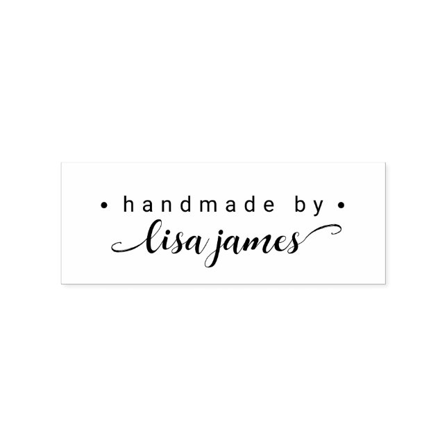 Calligraphy Handmade Rubber Stamp (Imprint)