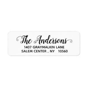 Calligraphy Handwritten Script Modern Elegant Label