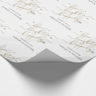 Engagement Wedding Wrapping Paper Roll – Midnight Reflections, LLC