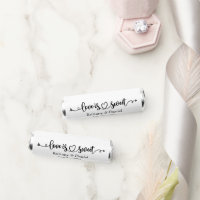 Calligraphy Heart Love Is Sweet Wedding