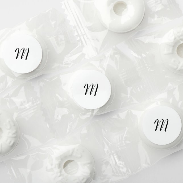 Calligraphy Initial | Monogram Candy Favors (Assorted)