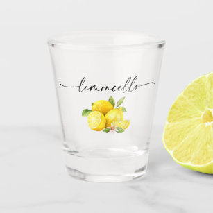 Limoncello Shot Glasses and Serving Tips