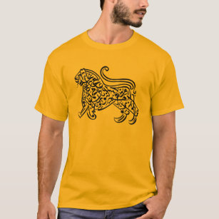 Calligraphy Lion (black) T-Shirt