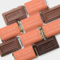 Calligraphy Love Is Sweet Wedding Coral
