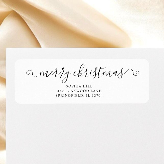 Calligraphy Merry Christmas White Label (Creator Uploaded)