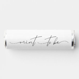 Calligraphy Mint To Be Breath Savers Mint Favor