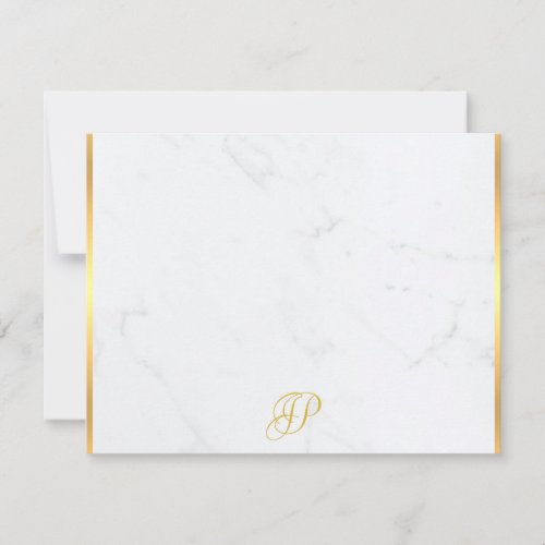 Calligraphy Monogram Gold Marble Modern Template