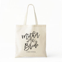 Calligraphy mother of the bride tote bag Calligraphy mother of the bride tote bag