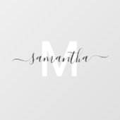 Calligraphy name Personalized Script   Wall Decal (Front)