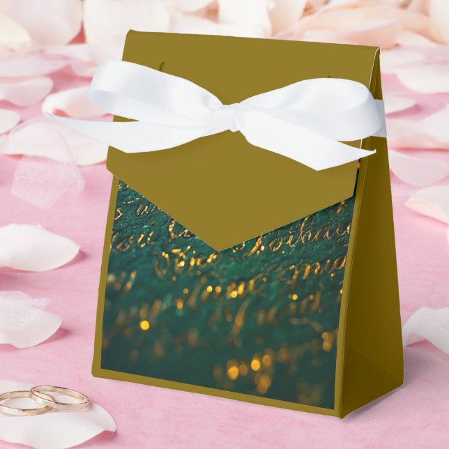 Calligraphy of the Unknown Favor Boxes (Wedding)