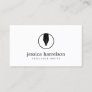 CALLIGRAPHY PEN NIB LOGO I for Authors or Writers Business Card