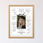 Calligraphy Photo Graduation Guest Signature Poster<br><div class="desc">Create a memorable keepsake with a "Calligraphy Photo Graduation Guest Signature Foam Board." This elegant design features a favorite photo of the graduate paired with beautiful calligraphy-style typography. The foam board provides a space for guests to sign their names and leave personalized messages, creating a unique and heartfelt memento of...</div>